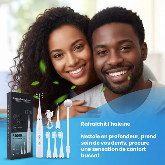 Détartreur dentaire électrique – Nettoyage & Blanchiment pro à domicile ⭐⭐⭐⭐